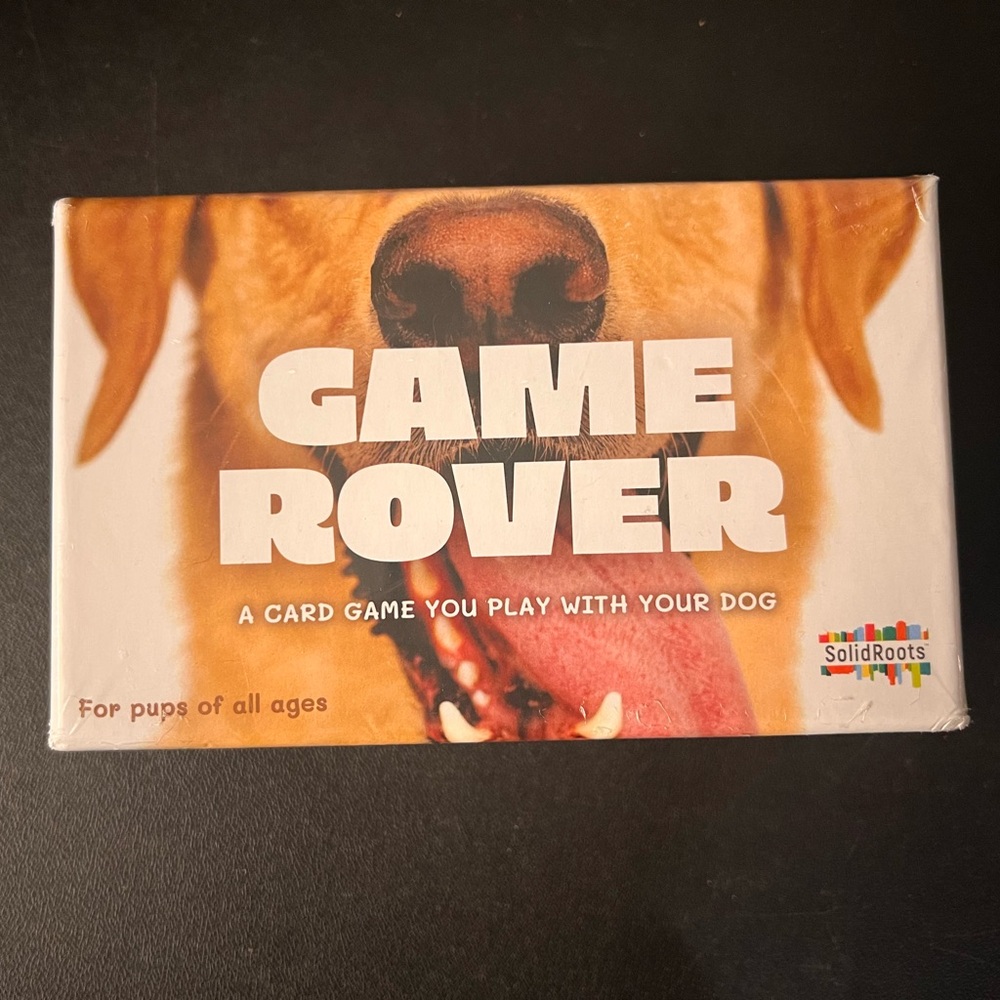 Game Rover a Card Game You Play With Your Dog For Pups All Ages NEW & SEALED